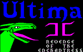 Ultima II - Revenge of The Enchantress Title Screen